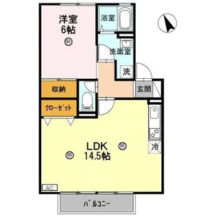 ヴェーデル Ⅰ【2階】の間取り