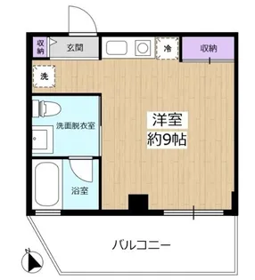 バックス大津雄琴レイクヒルズ【101-K号室】の間取り