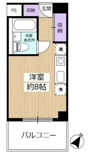 バックス大津雄琴レイクヒルズ【201-K号室】の間取り