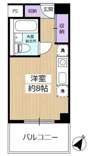 バックス大津雄琴レイクヒルズ【203-K号室】の間取り