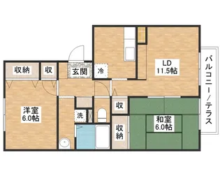 フレマリール林【2階】の間取り
