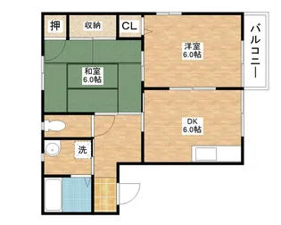 ディアスイーデン【1階】の間取り