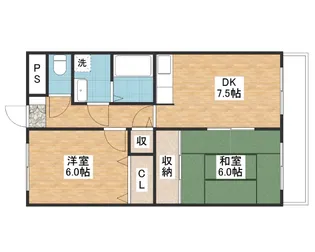 ルミエールⅡ【4階】の間取り