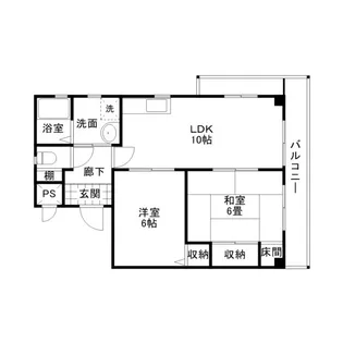 ハースイン久野部【2階】の間取り