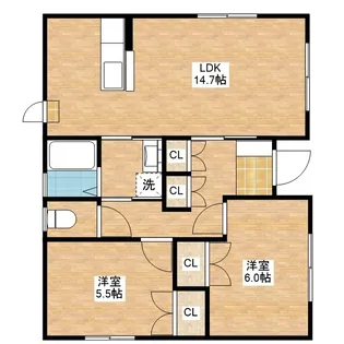 滋賀県蒲生郡竜王町大字薬師【一戸建】の間取り