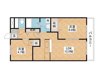 Continuare【3階】の間取り