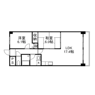 アドニス吉田【4階】の間取り