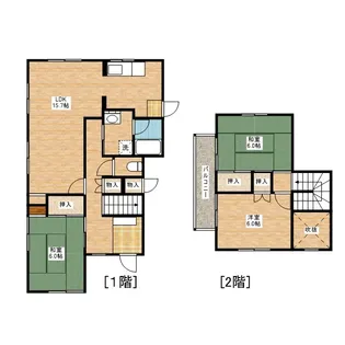滋賀県野洲市久野部【一戸建】の間取り