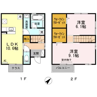 ブレーメン【1階】の間取り