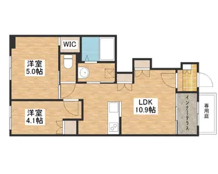 La.escalier【1階】の間取り