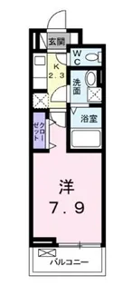 フリージア【1階】の間取り