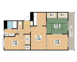 フェアーブリーズ【1階】の間取り