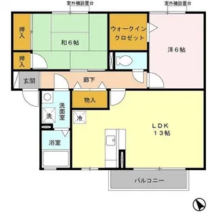 エリゼ【2階】の間取り