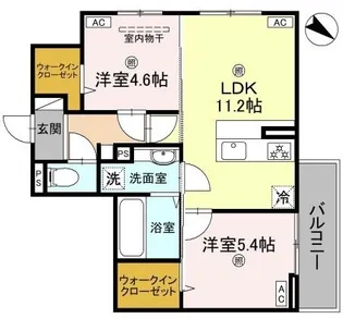 秀豊5号館 (シュウホウゴゴウカン)【2階】の間取り