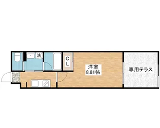 AIsonari【3階】の間取り