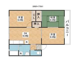 コーポウムザ【2階】の間取り