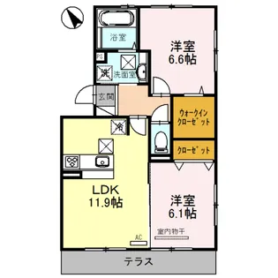 FIORE VERDE【2階】の間取り