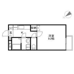 ツインクルフジ【1階】の間取り