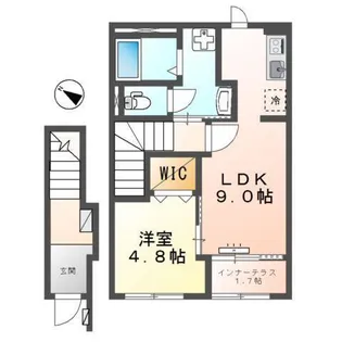フリージアR【2階】の間取り
