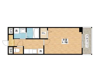 Promenade Fuji【1階】の間取り