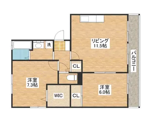 メルベーユ吉兆【1階】の間取り