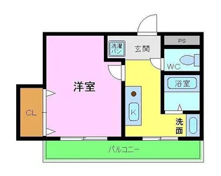 エレガンスくみの木【4階】の間取り