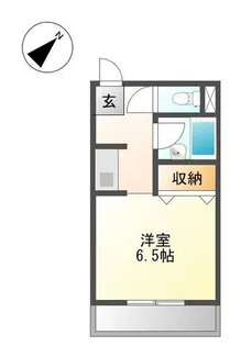 メロディーハイム【101号室】の間取り