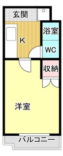 フェリース大美野【3階】の間取り