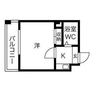 エクセル大野芝【4階】の間取り
