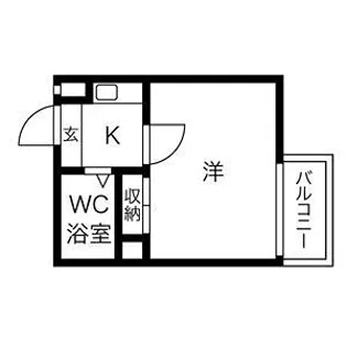 エクセル大野芝【202号室】の間取り