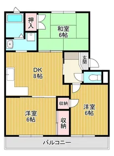 メゾンハート【3階】の間取り