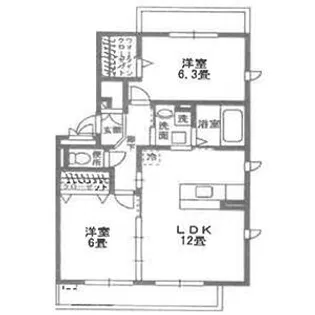 ファミーユ・M【0301号室】の間取り