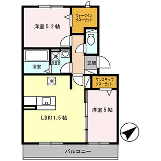 トレス ベイア【302号室】の間取り