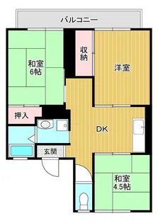 ハイユニメント・秀栄【2階】の間取り