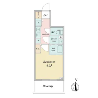 エスリードレジデンス大阪本町【14階】の間取り