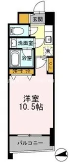 カスタリアタワー肥後橋【17階】の間取り