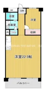 シャトー西梅田マンション【3階】の間取り