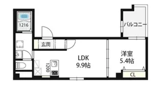 RET:umekita 【2階】の間取り