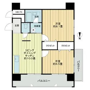朝日プラザ扇町【3階】の間取り