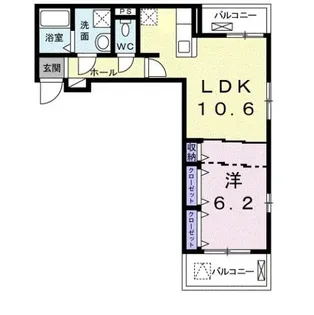 サンガーデン武庫川【2階】の間取り