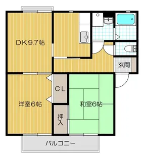 エルパティオ寿【1階】の間取り