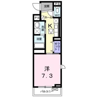 シス・アムール【1階】の間取り