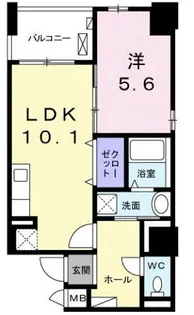セントラル ヒルズ【5階】の間取り