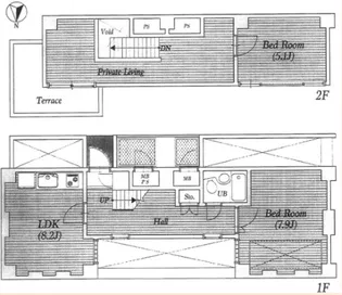 グランドメゾン西心斎橋【11階】の間取り