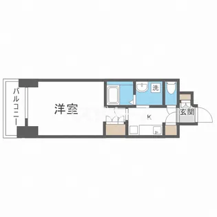 エステムヒルズ新大阪【10階】の間取り