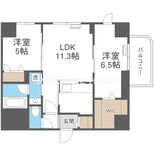 ダイワシティー新大阪【1階】の間取り