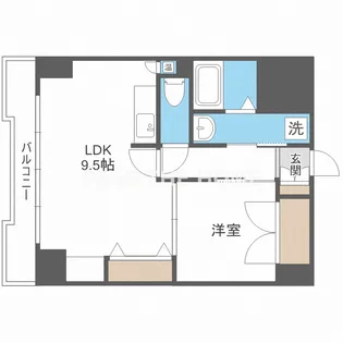 パークモダン新大阪【4階】の間取り