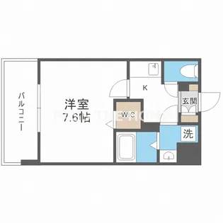プライマル新大阪【207号室】の間取り