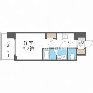 エスリード梅田グレイス【4階】の間取り