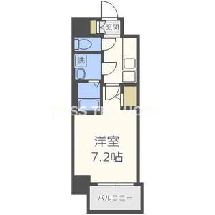 オーキッドレジデンス新大阪【1106号室】の間取り